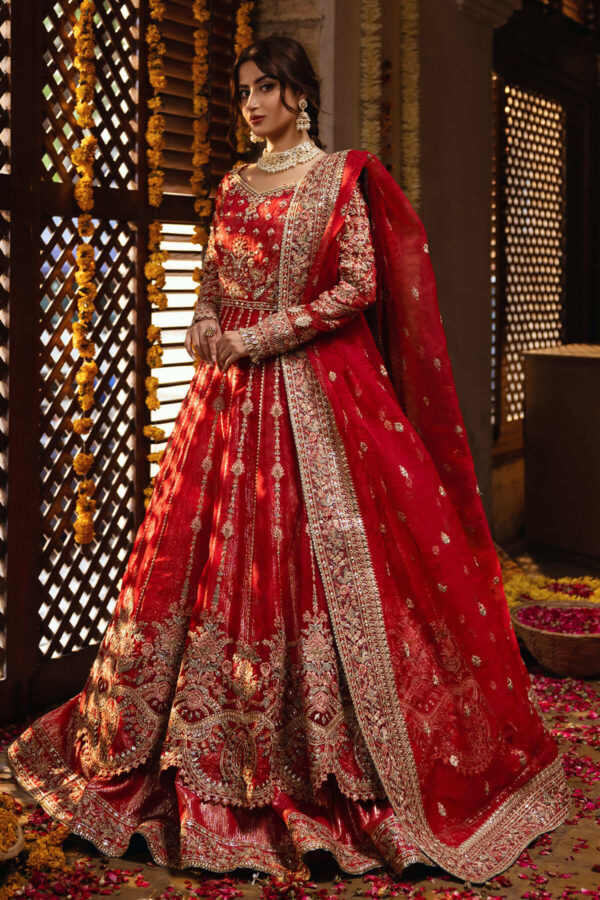 Serene Premium Sb-30 Mairaj Sajal Embroidered Organza