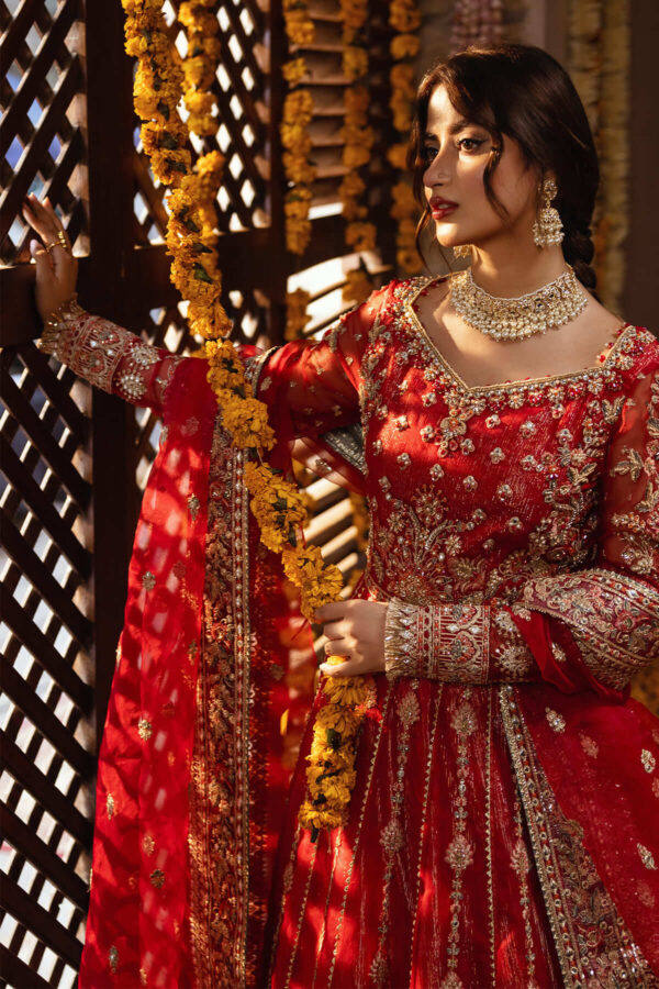 Serene Premium Sb-30 Mairaj Sajal Embroidered Organza