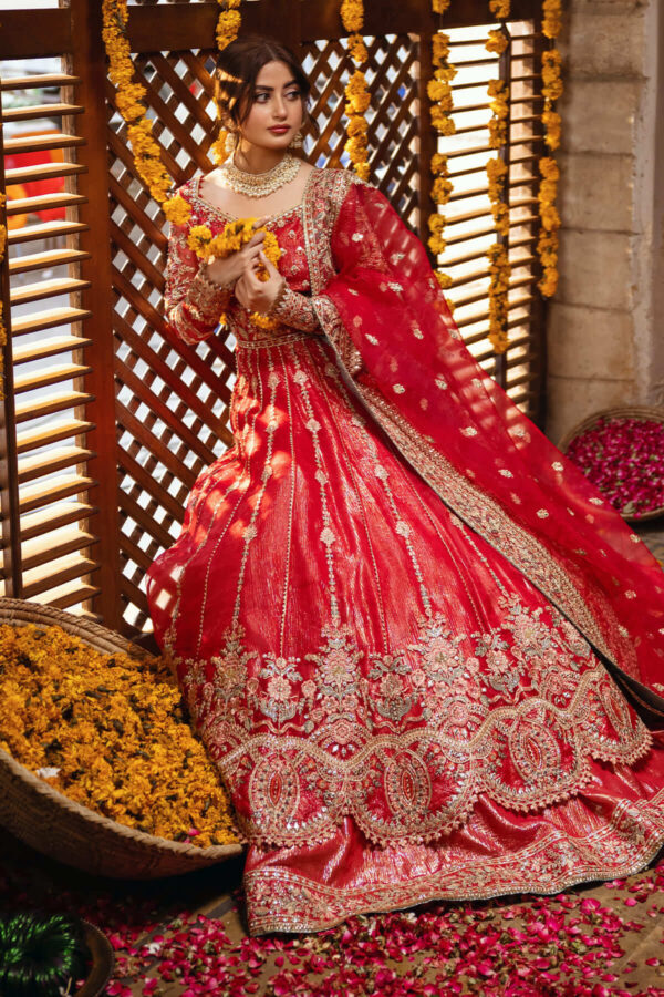 Serene Premium Sb-30 Mairaj Sajal Embroidered Organza