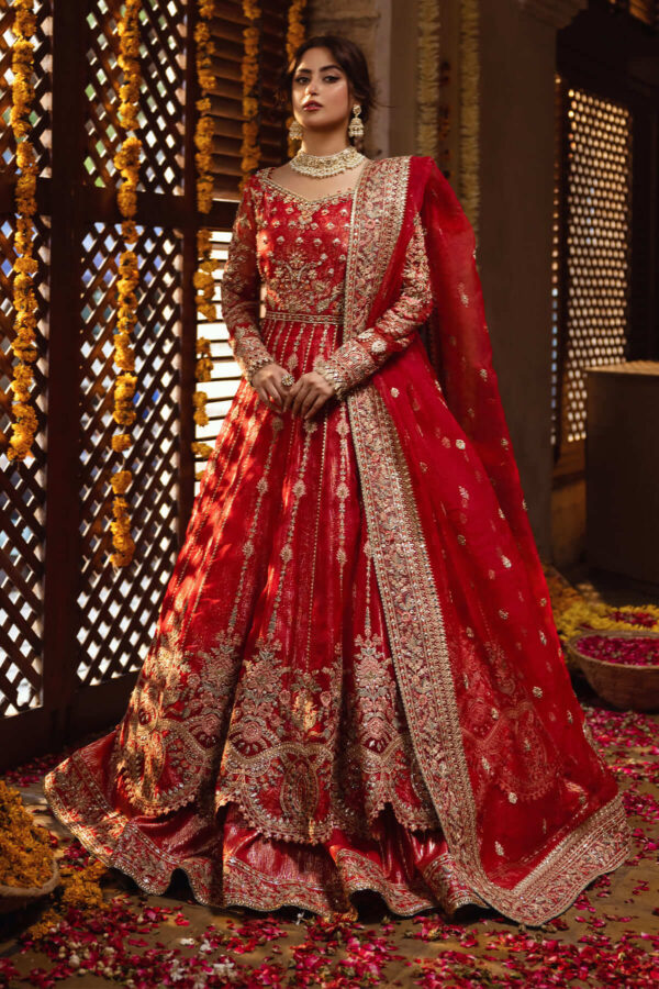 Serene Premium Sb-30 Mairaj Sajal Embroidered Organza