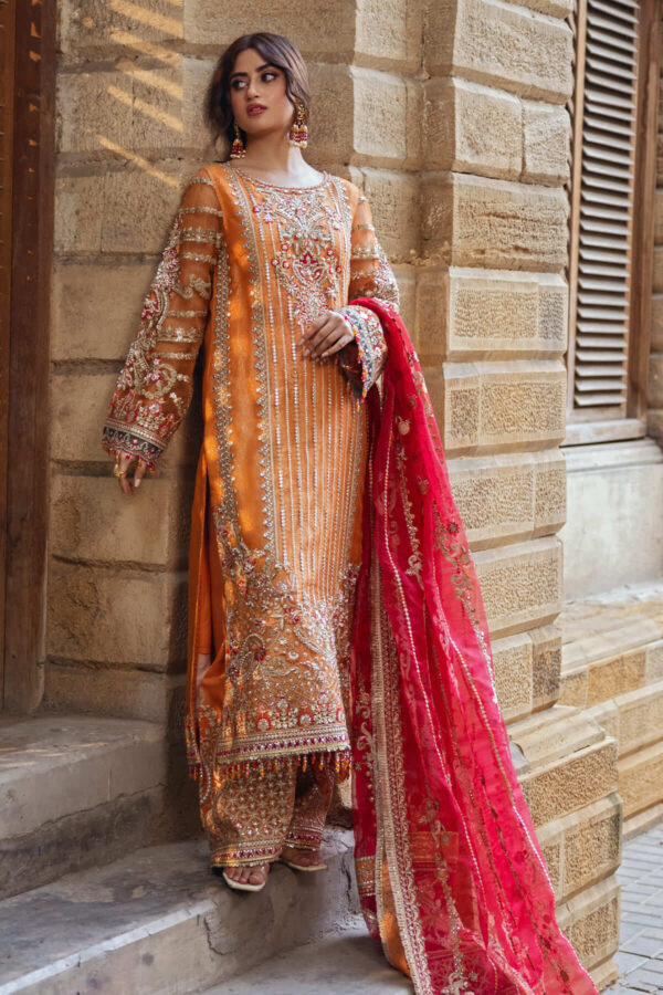 Serene Premium Sb-33 Husn Sajal Embroidered Organza