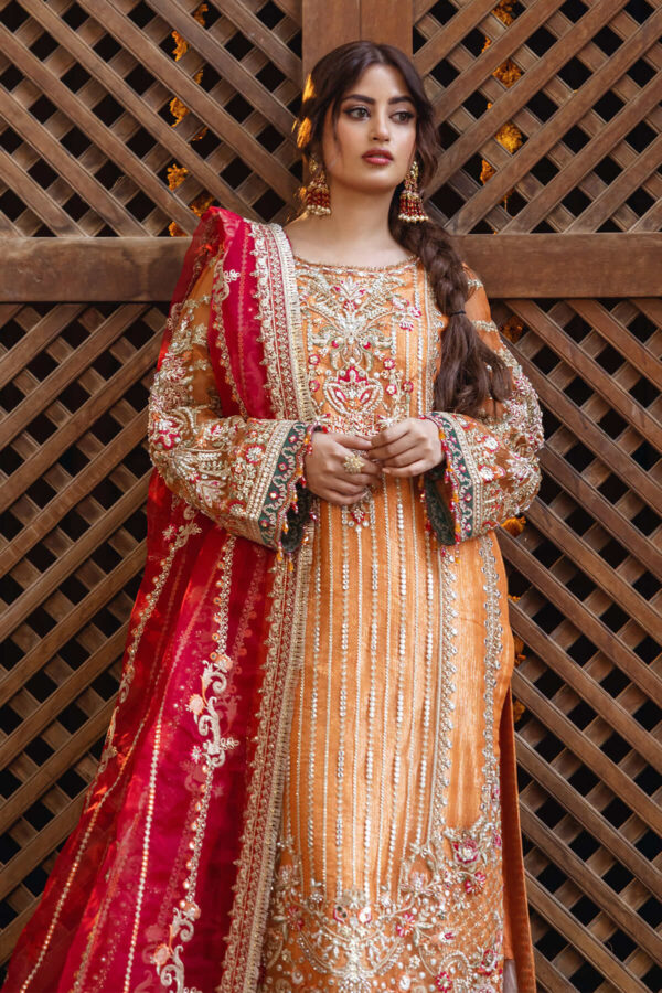 Serene Premium Sb-33 Husn Sajal Embroidered Organza