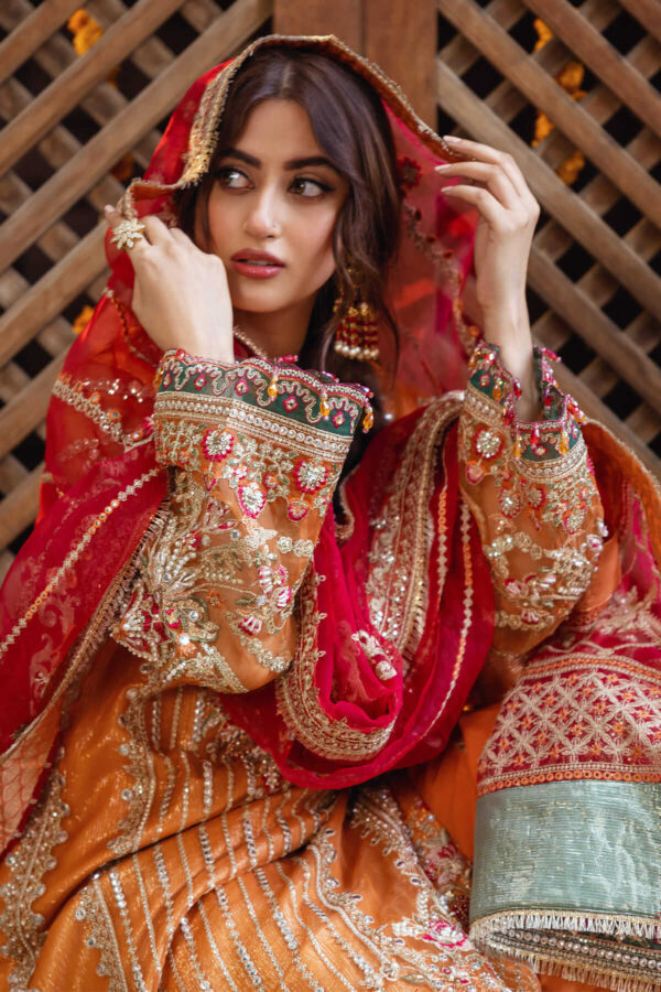 Serene Premium Sb-33 Husn Sajal Embroidered Organza