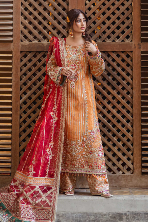 Serene Premium Sb-33 Husn Sajal Embroidered Organza