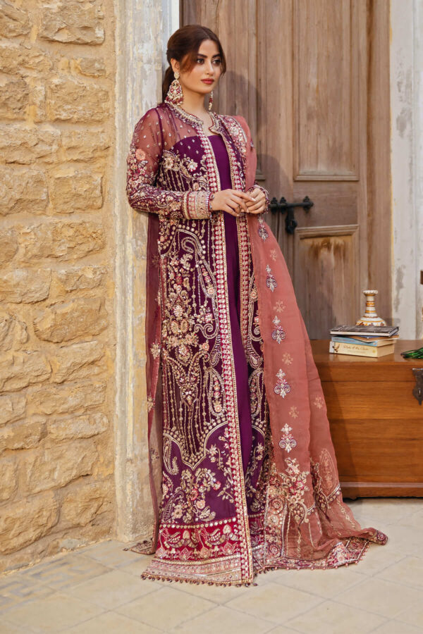 Serene Premium Sb-34 Nazakat Sajal Embroidered Organza