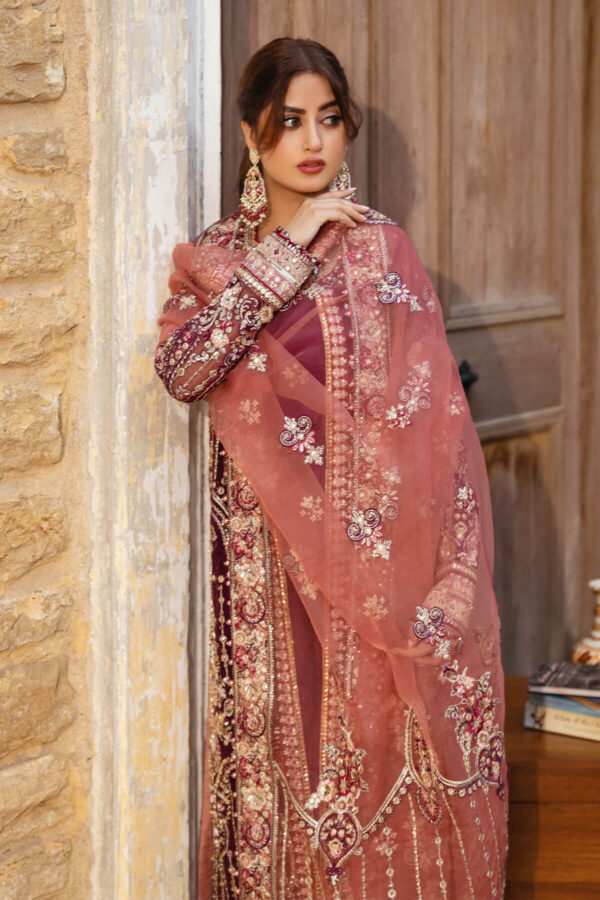 Serene Premium Sb-34 Nazakat Sajal Embroidered Organza