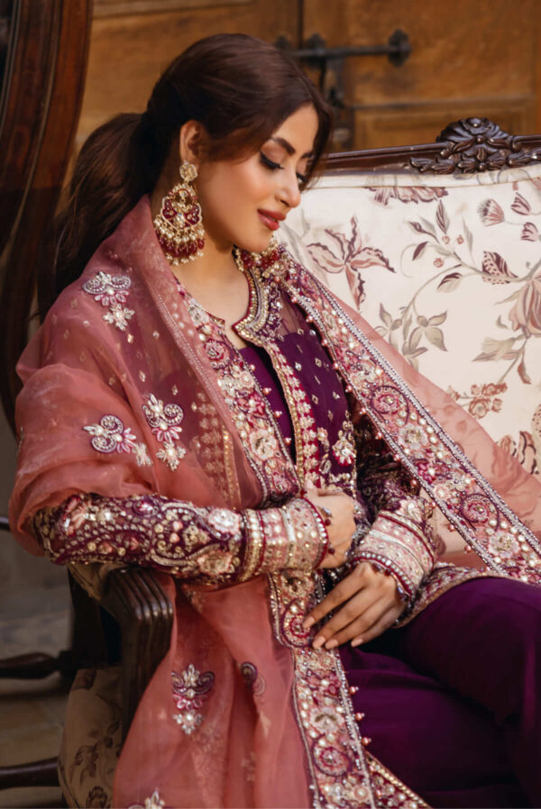 Serene Premium Sb-34 Nazakat Sajal Embroidered Organza