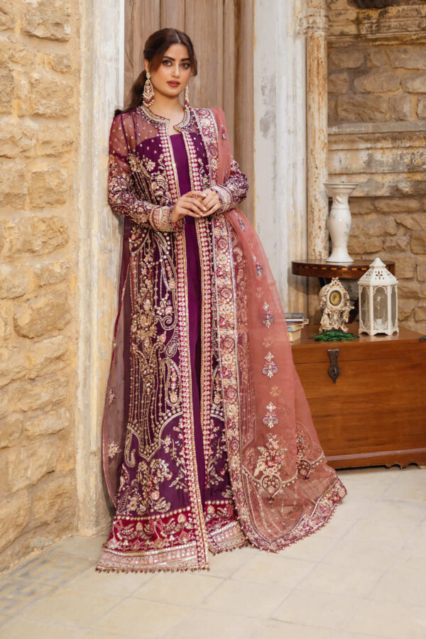 Serene Premium Sb-34 Nazakat Sajal Embroidered Organza