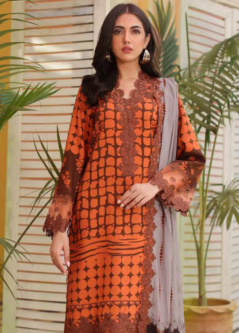 Charizma Shw4-08 Sheen Embroidered Linen Collection