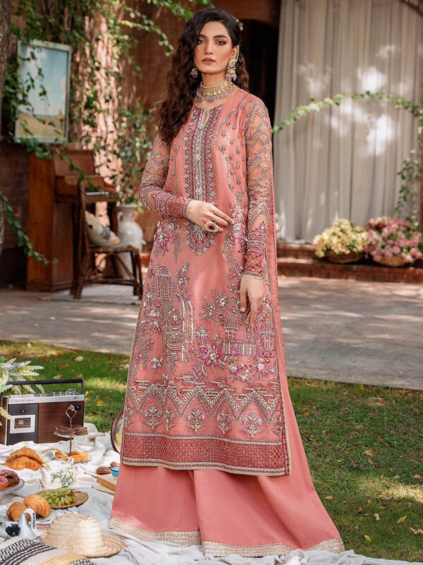 Akbar Aslam Mehrbano Mastani Embroidered Organza