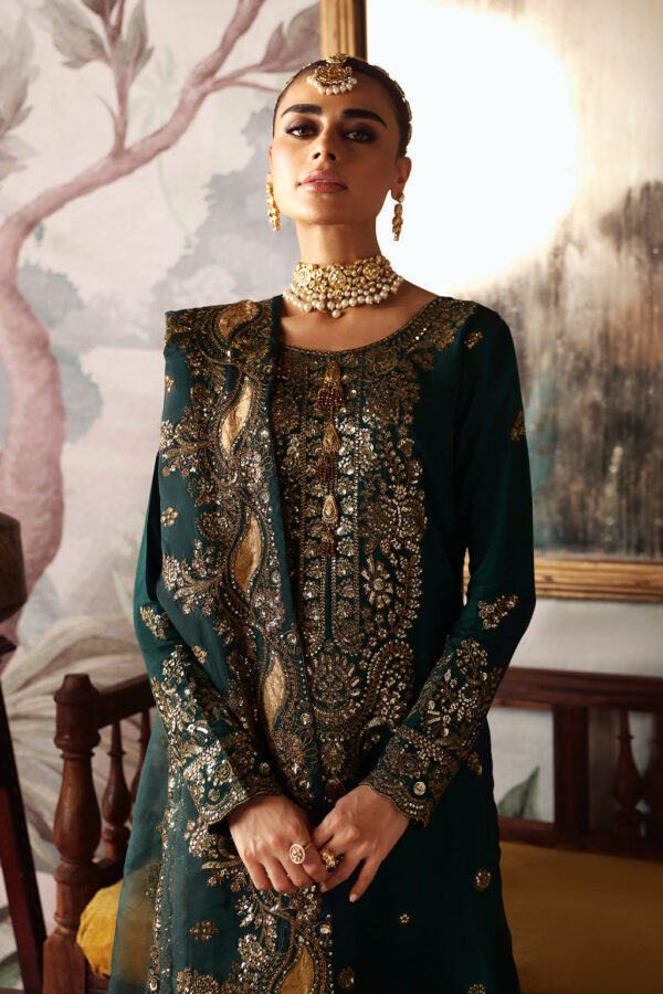 Shagna S-03 Zaib Shagna Premium Embroidered Raw Silk