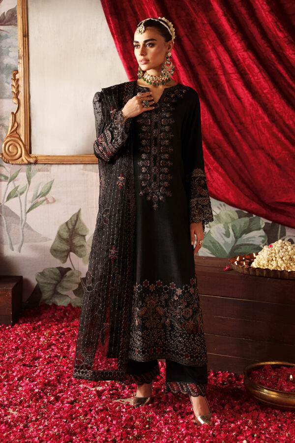 Shagna S-05 Zareen Shagna Premium Embroidered Raw Silk