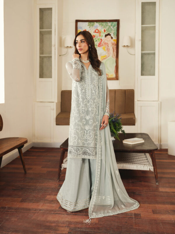 Sifa Zoe Mysha Embroidered Chiffon