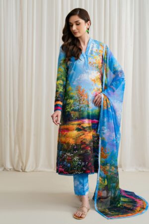 Zarif Georgette Silk D 11 Winter Collection