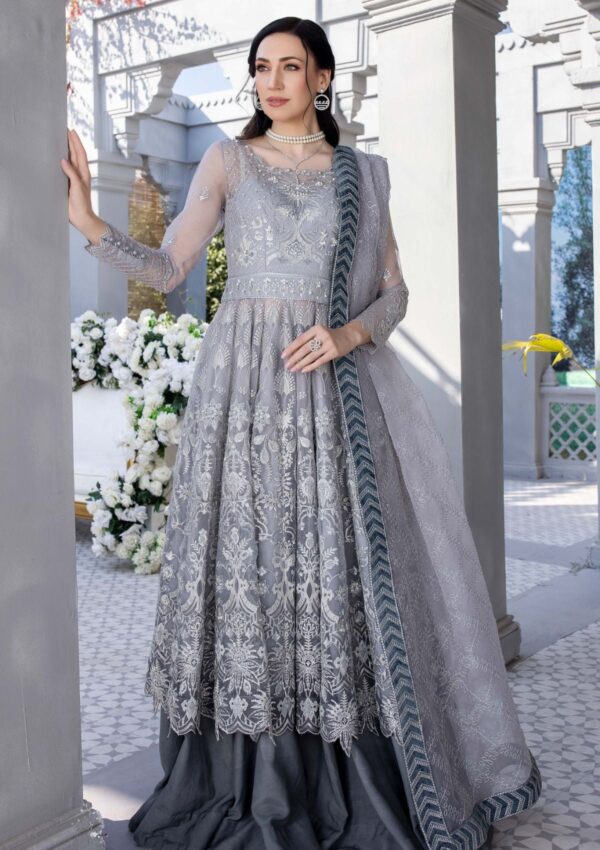 Meem Organza Handwork D 07 Formal Collection