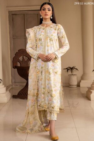 Zarif Georgette Silk Zpr 2 Winter Collection