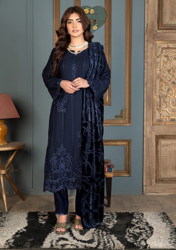 Meemsey Velvet Shawl Mm24 03 Winter Collection