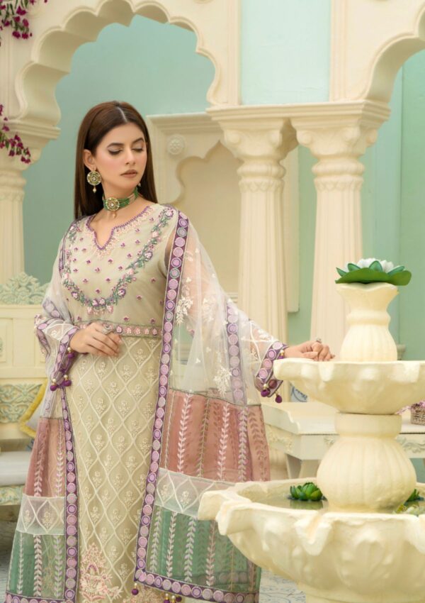 An By Badar Embroidery Alc 02 White Heaven Formal Collection