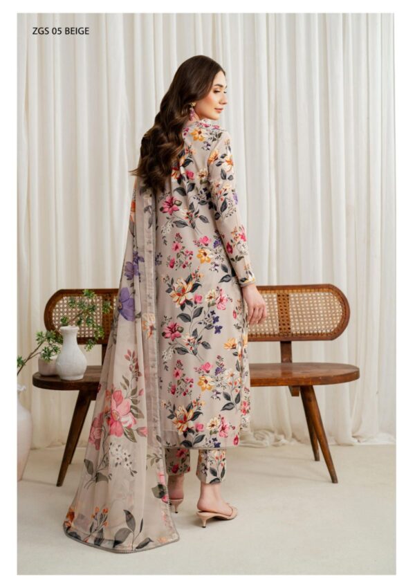 Zarif Georgette Silk D 05 Winter Collection