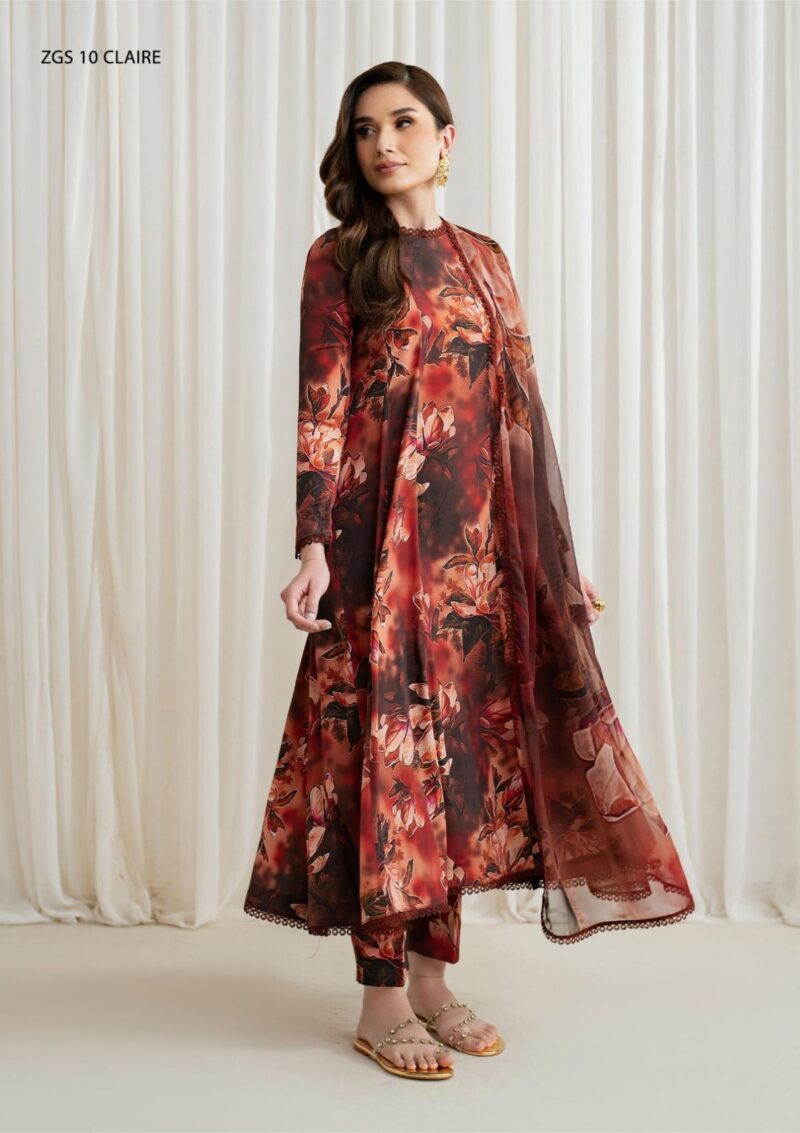 Zarif Georgette Silk D 10 Winter Collection