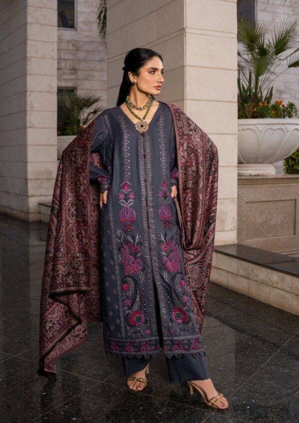 Firdous Exclusive Vol 2 Few 11 Fuchsia Winter Collection