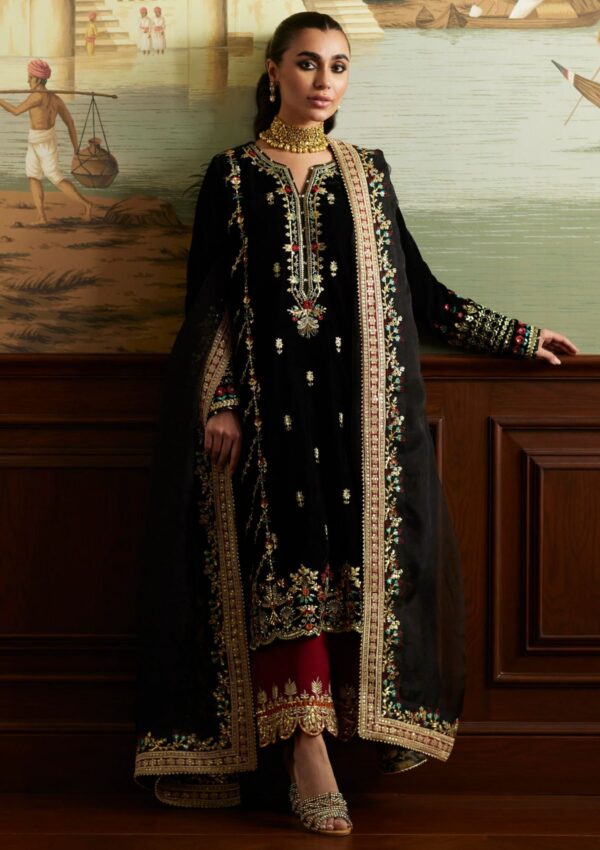 Mina Hasan Velvet Luxe Jahan Winter Collection