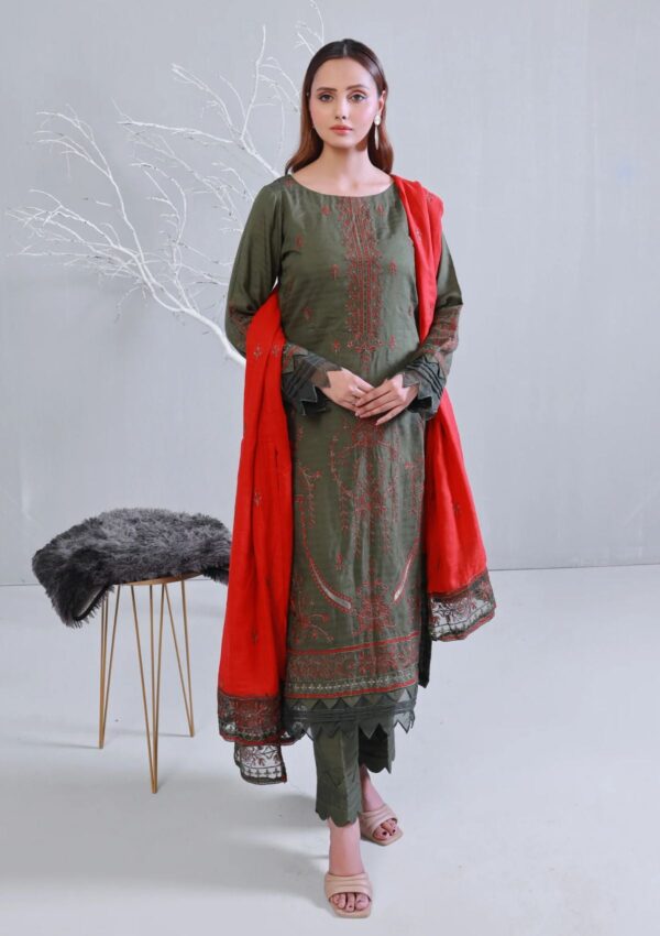 Almish D 595 Giti Unstitched Winter Collection