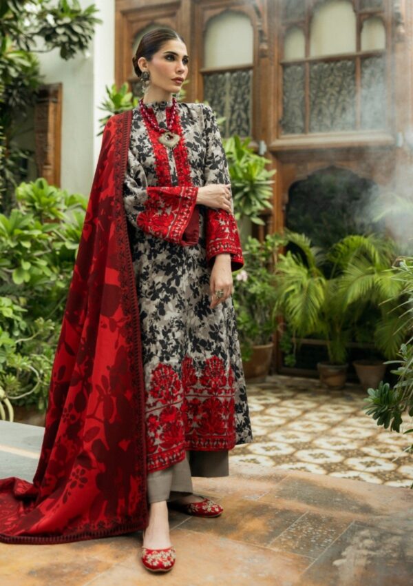 Zainab Chottani Shawls Zc 04 Zemestan Winter Collection