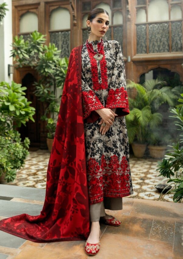 Zainab Chottani Shawls Zc 04 Zemestan Winter Collection