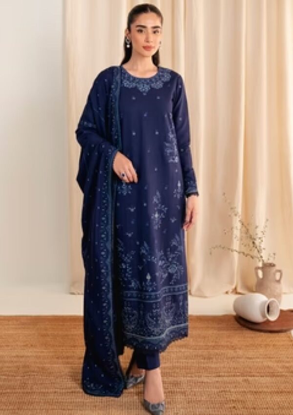 Neeshay Fall Sapphire Blue Pret Collection Winter Collection