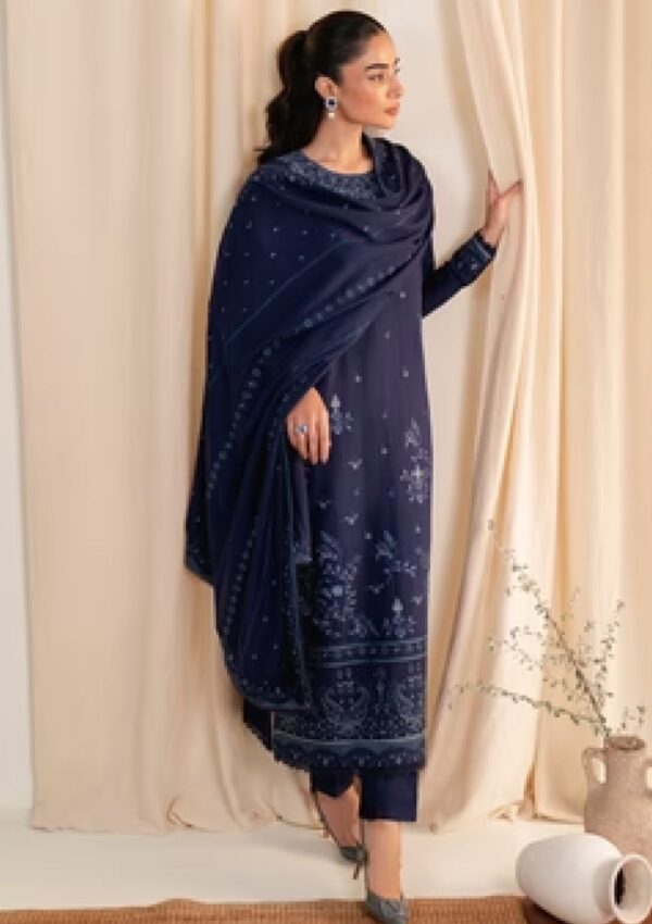 Neeshay Fall Sapphire Blue Pret Collection Winter Collection