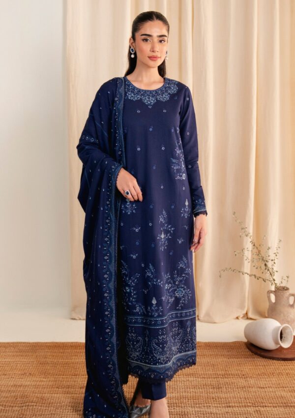 Neeshay Fall Sapphire Blue Pret Collection Winter Collection