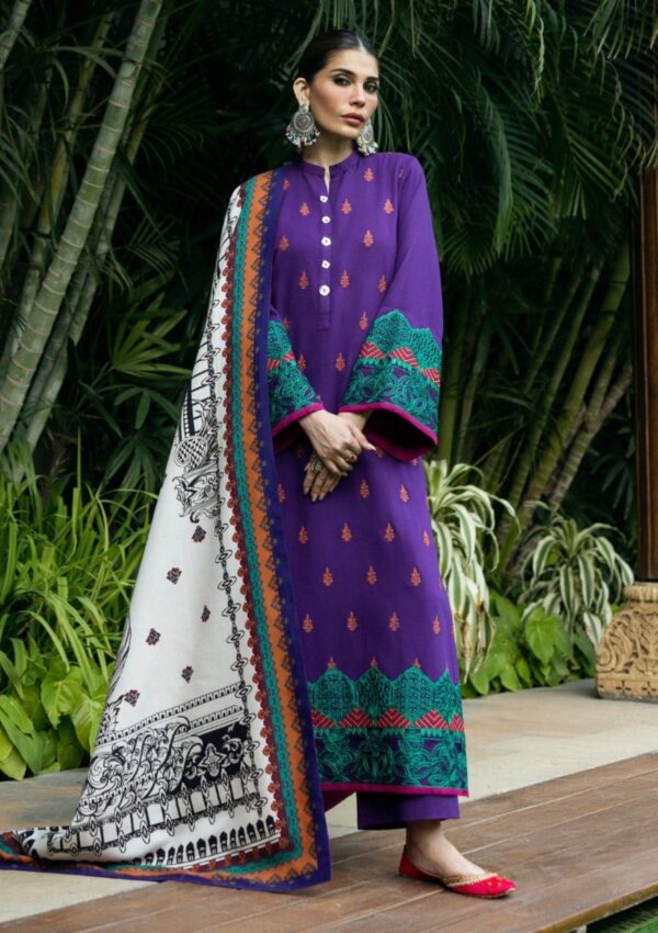 Zainab Chottani Shawls Zc 09 Vaniza Winter Collection