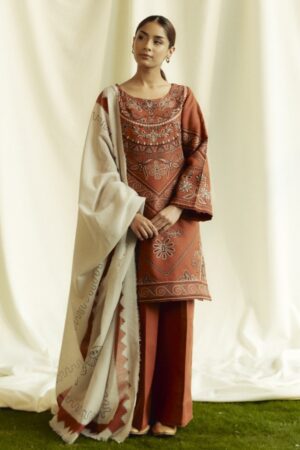 Zara Shahjahan Coco Czw 4b Unstitched Winter Collection