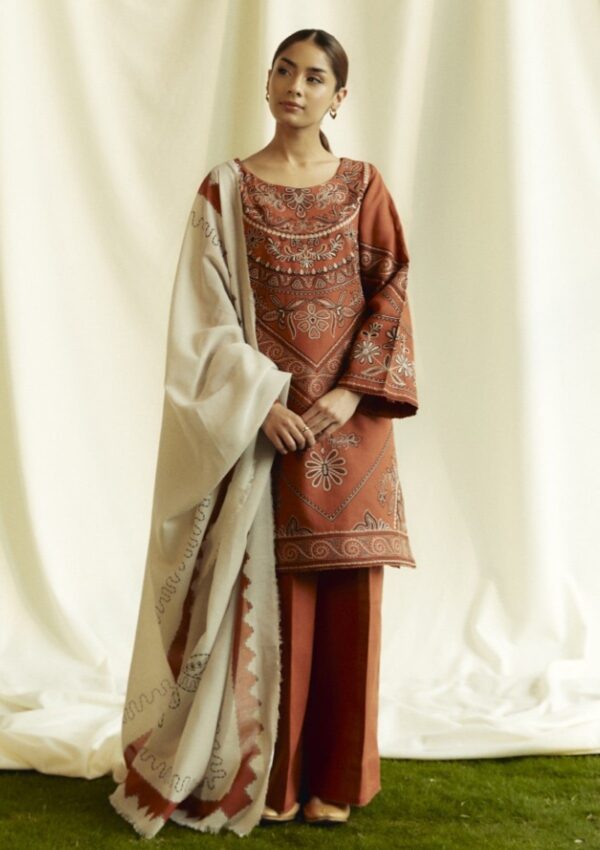 Zara Shahjahan Coco Czw 4b Unstitched Winter Collection