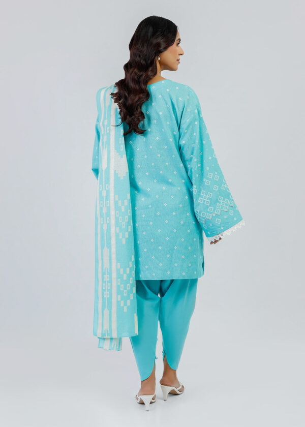 Al Karam Fw7.1 L Blue Unstitched Winter Collection