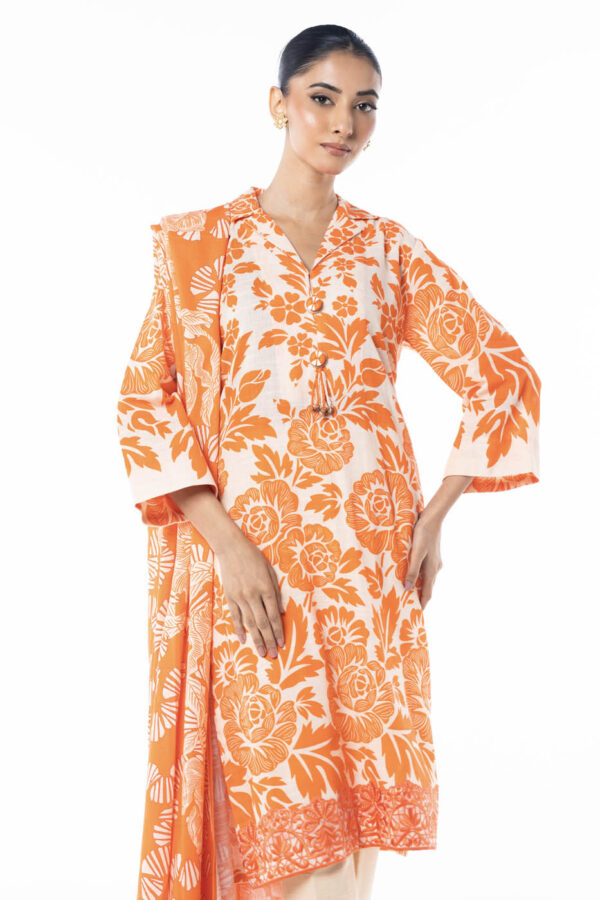 Al Karam Fw12 Orange Unstitched Winter Collection