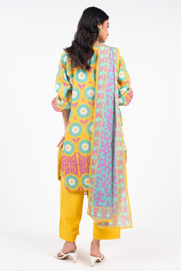 Al Karam Fw52 Yellow Unstitched Winter Collection