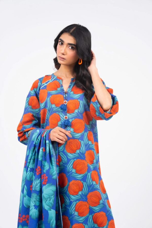 Al Karam Fw Blue Unstitched Winter Collection