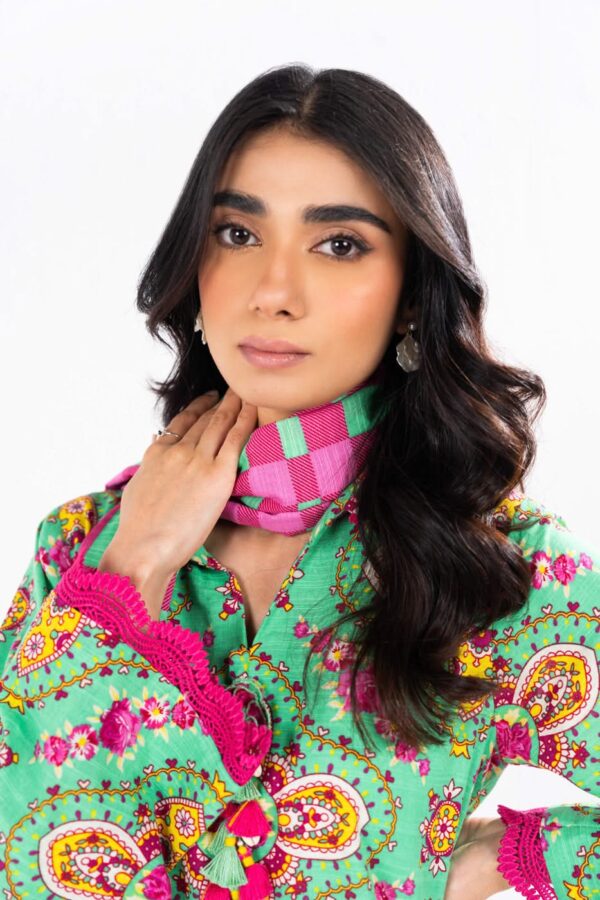 Al Karam Fw49 Green Unstitched Winter Collection