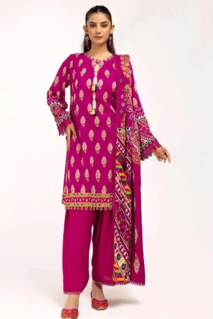 Gul Ahmed 3pcs Lt42011 Unstitched Winter Collection