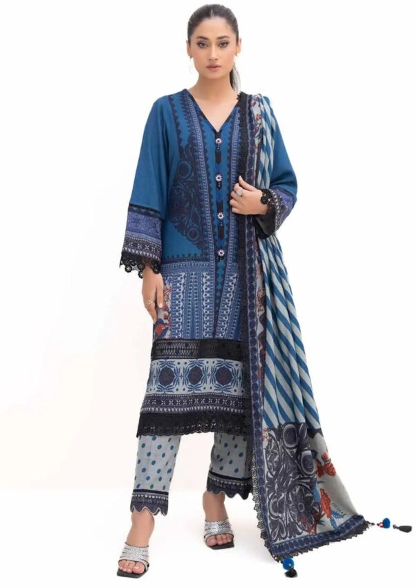 Gul Ahmed 3Pcs Dh42009 Unstitched Winter Collection