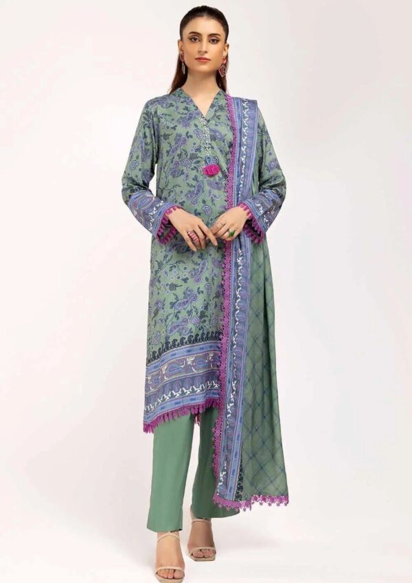 Gul Ahmed 3pcs Lt42002 Unstitched Winter Collection