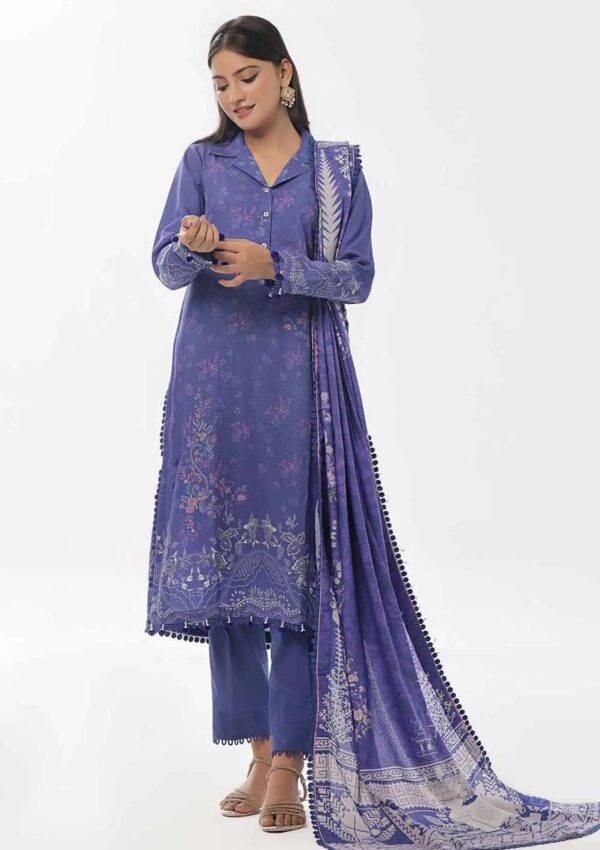 Gul Ahmed 3pcs Ay42001 Unstitched Winter Collection