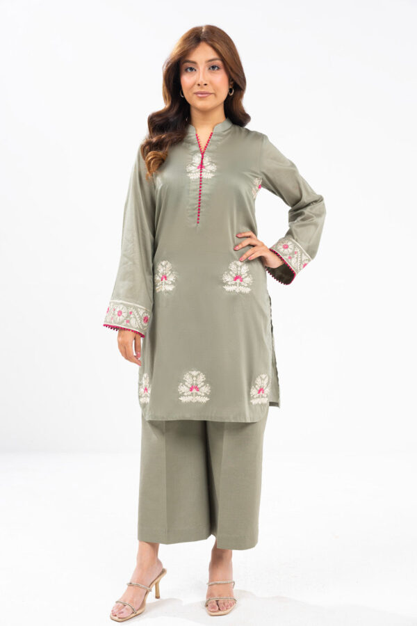 Al Karam Fw56.1 L Green Unstitched Winter Collection