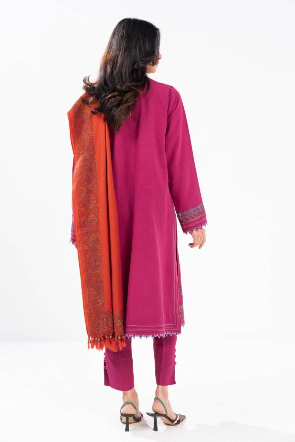 Al Karam Fw7.1 L Blue Unstitched Winter Collection