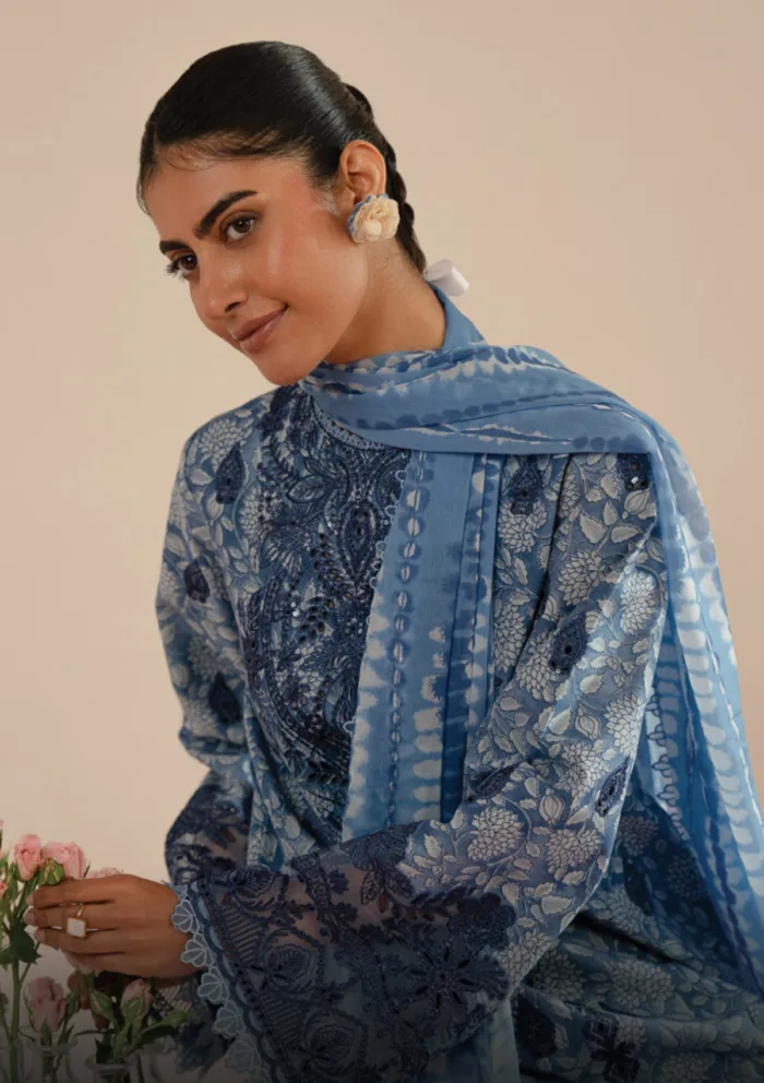 Afrozeh AFC25 05 Kalina Floral Charm Luxury Lawn Collection - Image 3