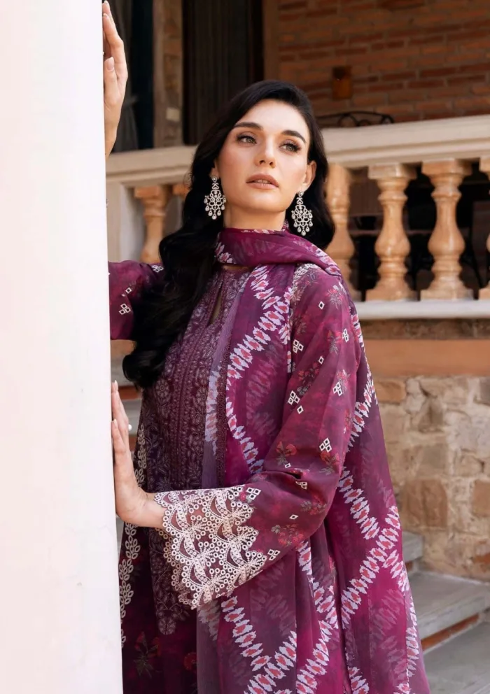 Afrozeh Anisa A Damask The Holiday Luxury Lawn Collection - Image 3