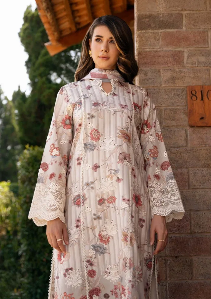 Afrozeh Azara A Damask The Holiday Luxury Lawn Collection - Image 3