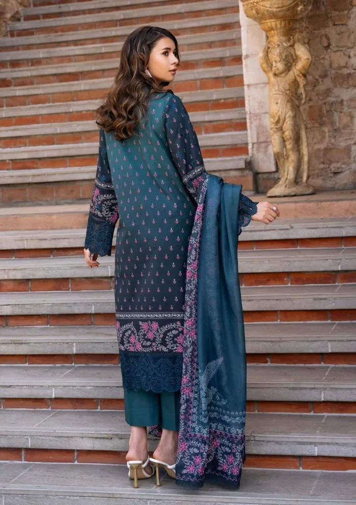 Afrozeh Azrina B Damask The Holiday Luxury Lawn Collection - Image 2